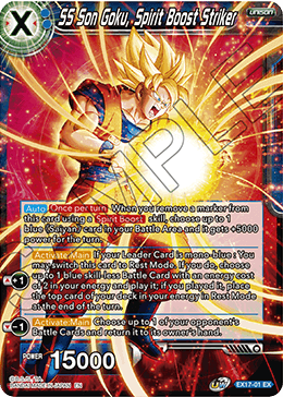 SS Son Goku, Spirit Boost Striker [EX17-01] | The Time Vault CA