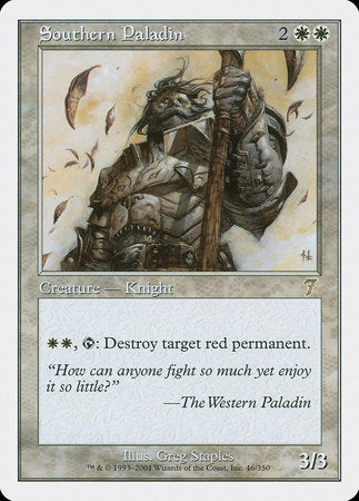 Southern Paladin [Seventh Edition] | The Time Vault CA