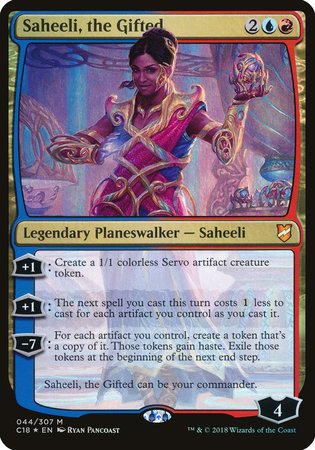 Saheeli, the Gifted (Commander 2018) [Commander 2018 Oversized] | The Time Vault CA