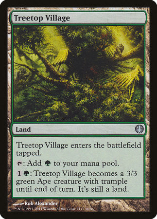 Treetop Village [Duel Decks: Knights vs. Dragons] | The Time Vault CA