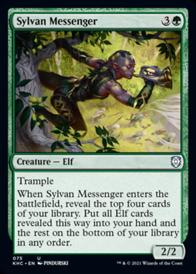 Sylvan Messenger [Kaldheim Commander] | The Time Vault CA