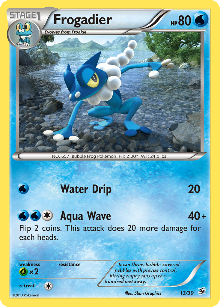 Frogadier (13/39) [XY: Kalos Starter Set] | The Time Vault CA