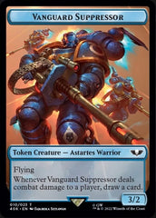 Soldier (004) // Vanguard Suppressor Double-sided Token (Surge Foil) [Universes Beyond: Warhammer 40,000 Tokens] | The Time Vault CA