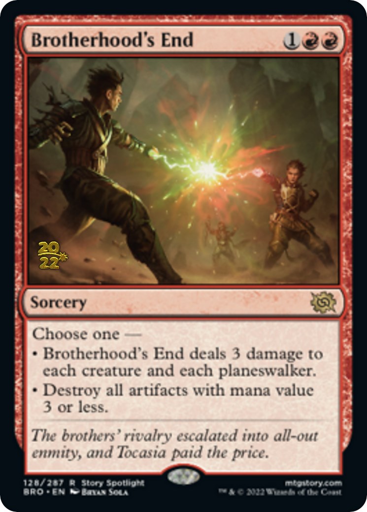 Brotherhood's End [The Brothers' War: Prerelease Promos] | The Time Vault CA