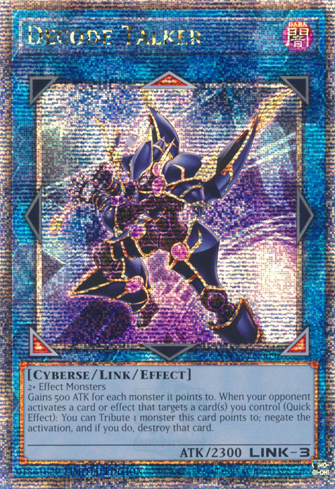 Decode Talker [TN23-EN009] Quarter Century Secret Rare | The Time Vault CA