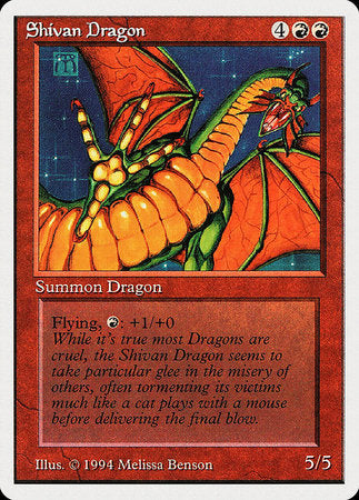 Shivan Dragon [Summer Magic / Edgar] | The Time Vault CA