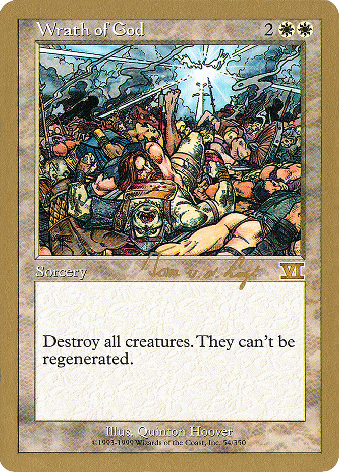 Wrath of God (Tom van de Logt) [World Championship Decks 2000] | The Time Vault CA