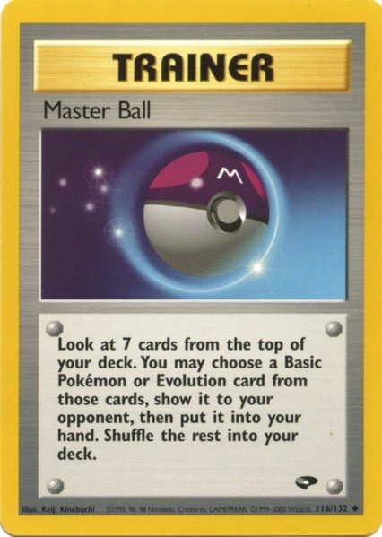 Master Ball (116/132) [Gym Challenge Unlimited] | The Time Vault CA