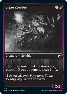 Siege Zombie [Innistrad: Double Feature] | The Time Vault CA