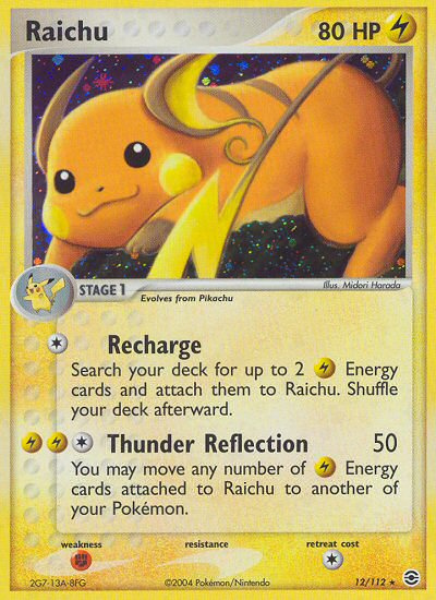 Raichu (12/112) [EX: FireRed & LeafGreen] | The Time Vault CA