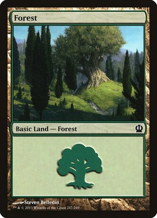 Forest (247) [Theros] | The Time Vault CA