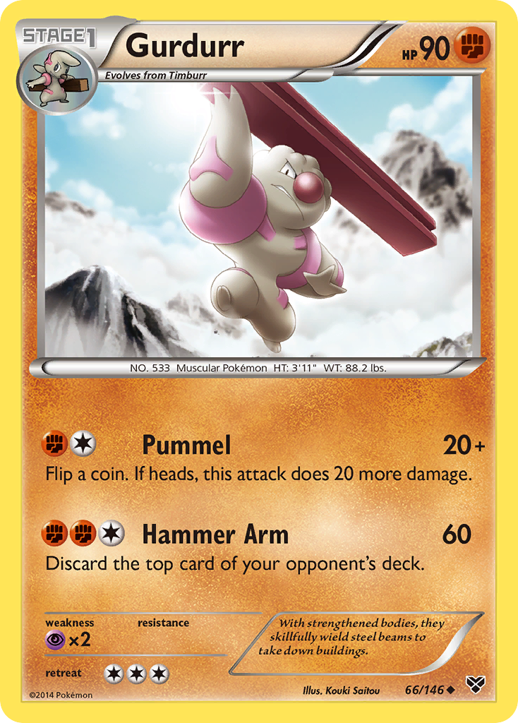 Gurdurr (66/146) [XY: Base Set] | The Time Vault CA