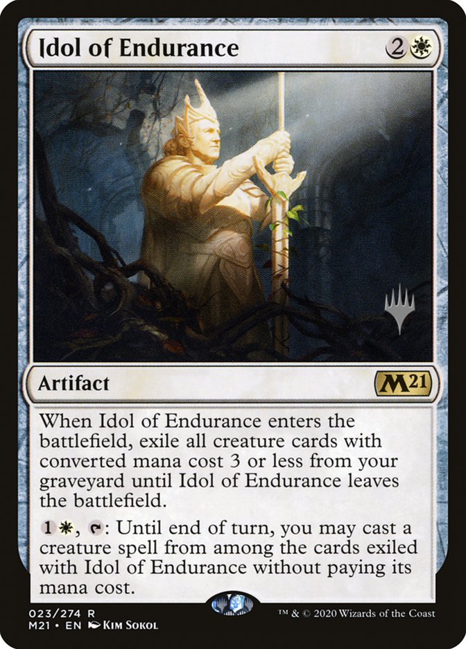 Idol of Endurance (Promo Pack) [Core Set 2021 Promos] | The Time Vault CA