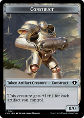 Spirit (0010) // Construct (0041) Double-Sided Token [Commander Masters Tokens] | The Time Vault CA