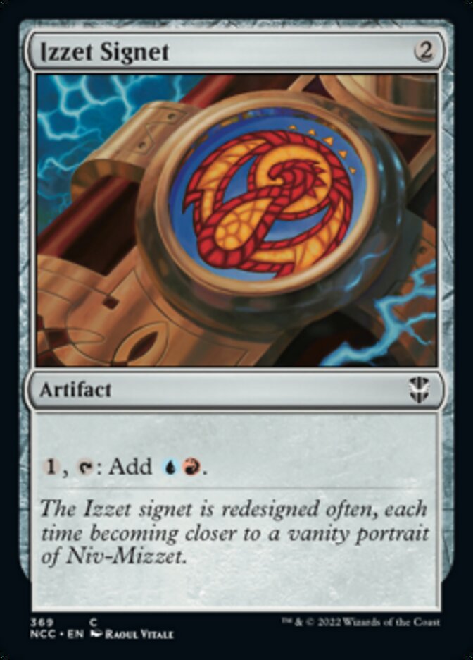 Izzet Signet [Streets of New Capenna Commander] | The Time Vault CA