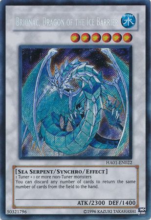 Brionac, Dragon of the Ice Barrier [HA01-EN022] Secret Rare | The Time Vault CA