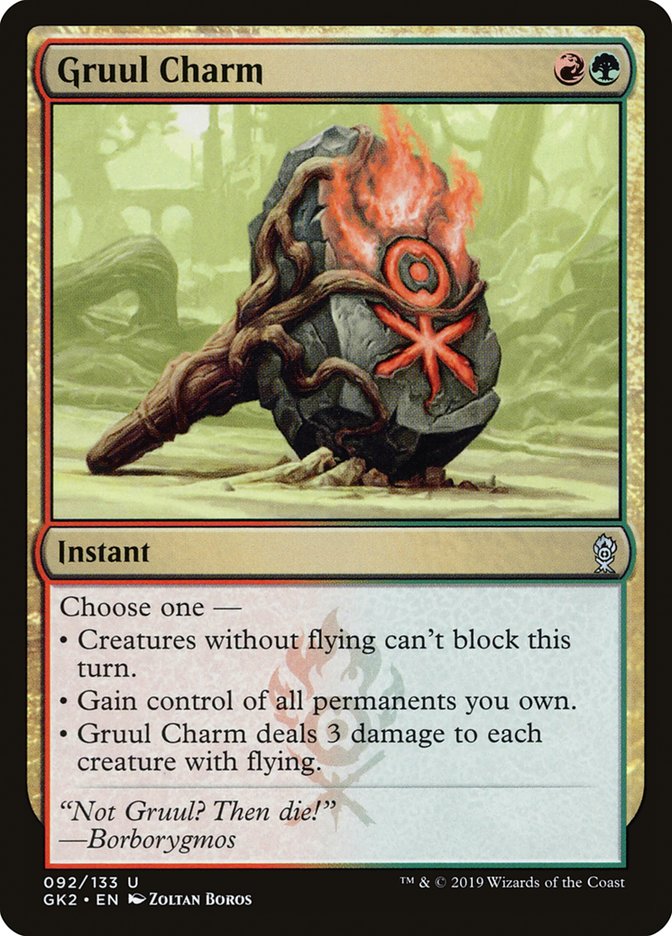 Gruul Charm [Ravnica Allegiance Guild Kit] | The Time Vault CA