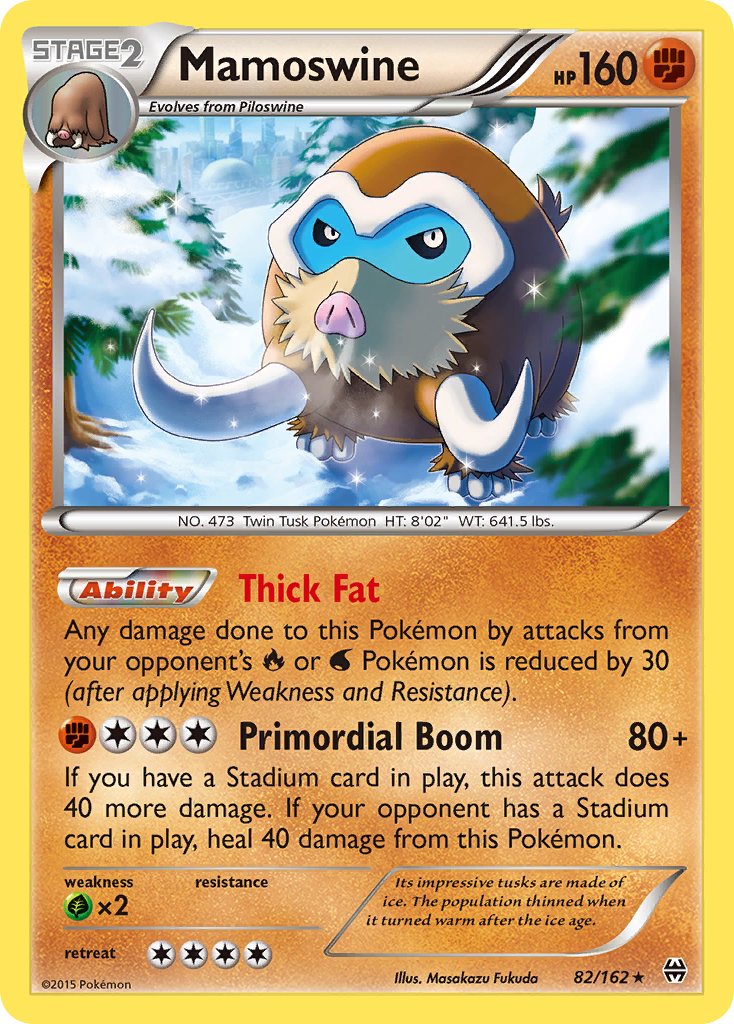 Mamoswine (82/162) [XY: BREAKthrough] | The Time Vault CA