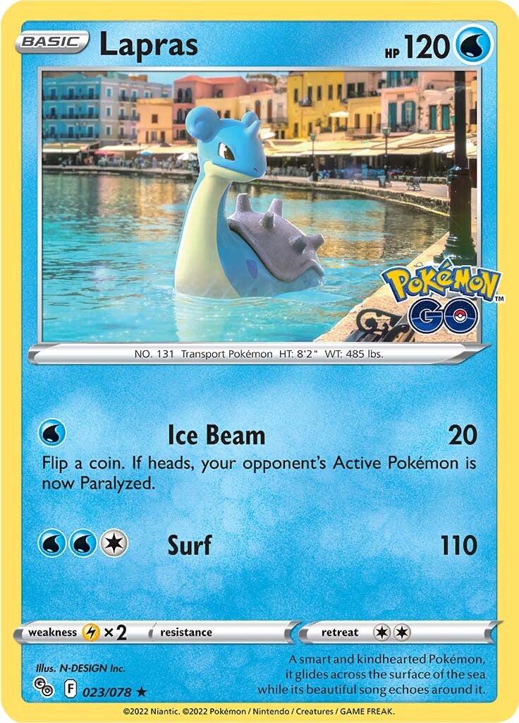 Lapras (023/078) [Pokémon GO] | The Time Vault CA