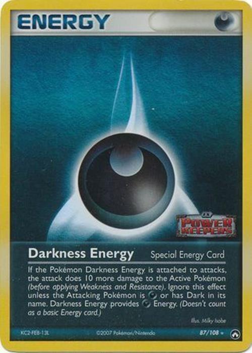 Darkness Energy (87/108) (Stamped) [EX: Power Keepers] | The Time Vault CA