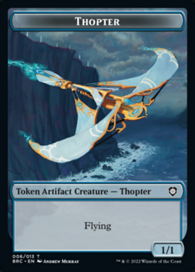 Copy // Thopter (006) Double-Sided Token [The Brothers' War Commander Tokens] | The Time Vault CA