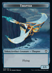 Copy // Thopter (006) Double-Sided Token [The Brothers' War Commander Tokens] | The Time Vault CA