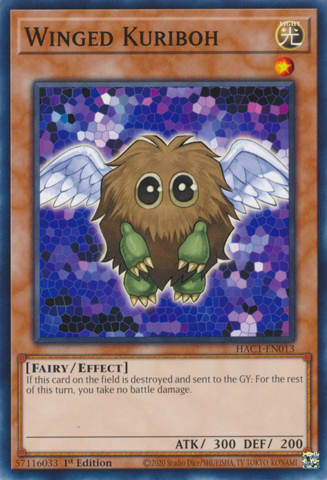 Winged Kuriboh [HAC1-EN013] Common | The Time Vault CA