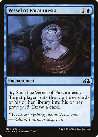 Vessel of Paramnesia [Shadows over Innistrad] | The Time Vault CA
