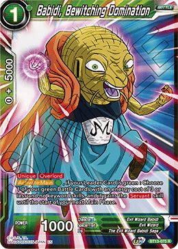 Babidi, Bewitching Domination (Rare) [BT13-075] | The Time Vault CA