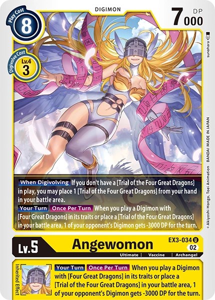 Angewomon [EX3-034] [Revision Pack Cards] | The Time Vault CA