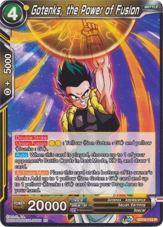 Gotenks, the Power of Fusion (BT10-112) [Rise of the Unison Warrior 2nd Edition] | The Time Vault CA
