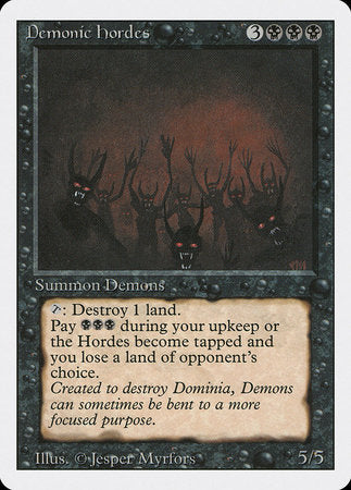 Demonic Hordes [Revised Edition] | The Time Vault CA