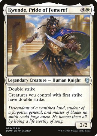 Kwende, Pride of Femeref [Dominaria] | The Time Vault CA