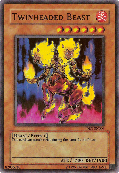 Twinheaded Beast [DBT-EN003] Super Rare | The Time Vault CA