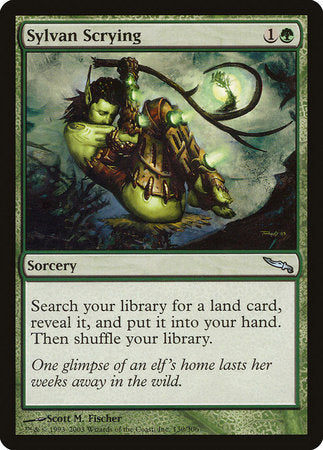 Sylvan Scrying [Mirrodin] | The Time Vault CA