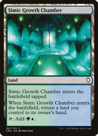 Simic Growth Chamber [Commander Anthology Volume II] | The Time Vault CA
