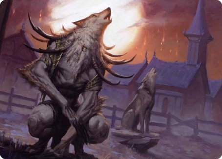 Lord of the Ulvenwald Art Card [Innistrad: Midnight Hunt Art Series] | The Time Vault CA