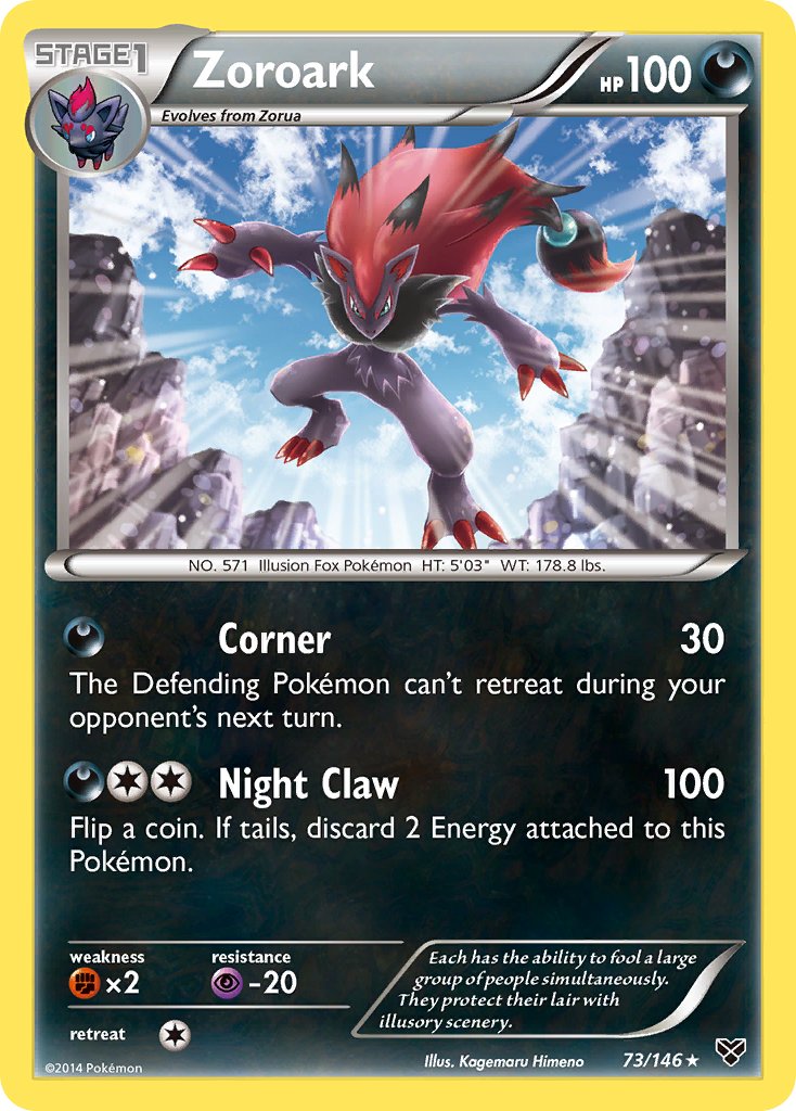 Zoroark (73/146) (Cosmos Holo) (Blister Exclusive) [XY: Base Set] | The Time Vault CA