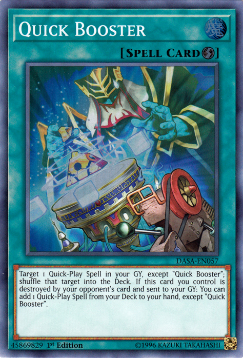 Quick Booster [DASA-EN057] Super Rare | The Time Vault CA