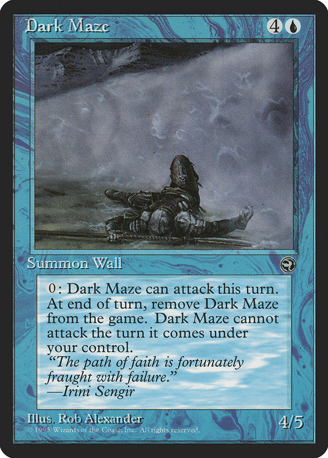 Dark Maze (Irini Sengir Flavor Text) [Homelands] | The Time Vault CA