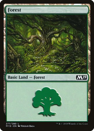 Forest (277) [Core Set 2019] | The Time Vault CA