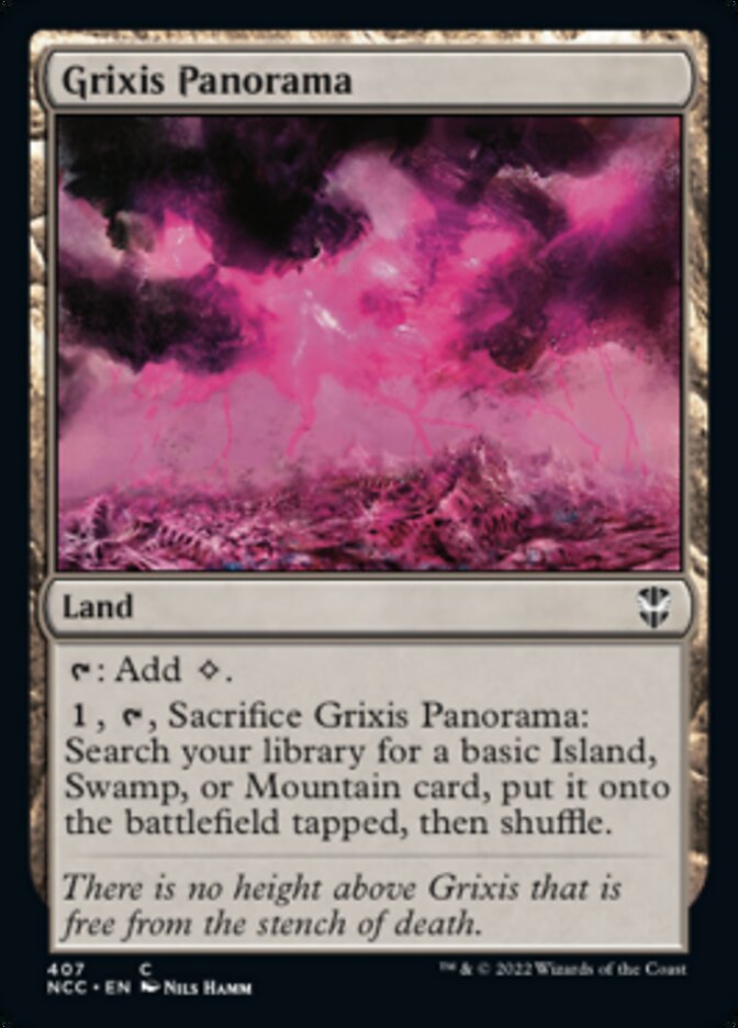 Grixis Panorama [Streets of New Capenna Commander] | The Time Vault CA