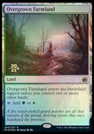 Overgrown Farmland [Innistrad: Midnight Hunt Prerelease Promos] | The Time Vault CA