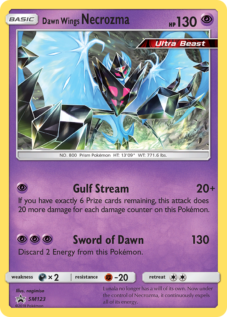 Dawn Wings Necrozma (SM123) [Sun & Moon: Black Star Promos] | The Time Vault CA