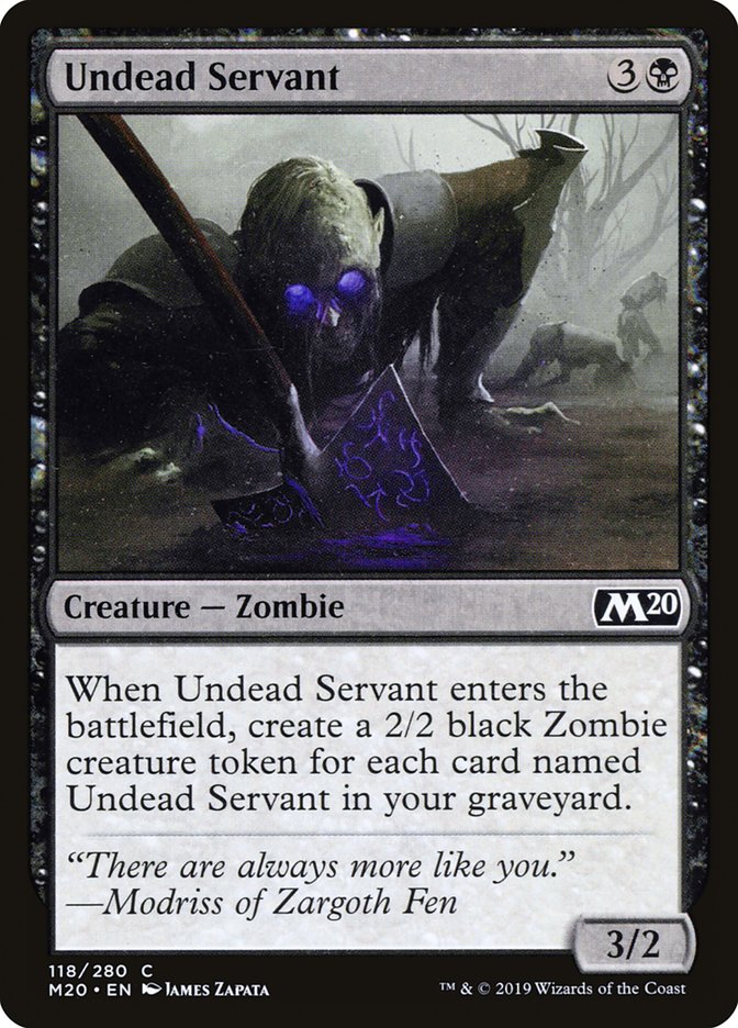 Undead Servant [Core Set 2020] | The Time Vault CA