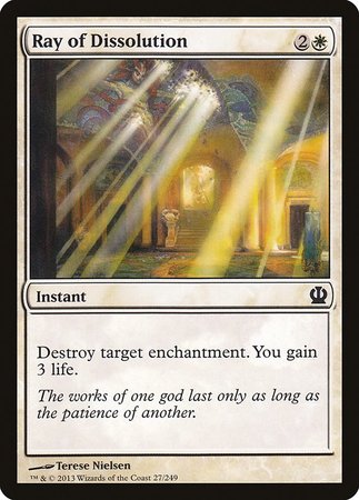 Ray of Dissolution [Theros] | The Time Vault CA