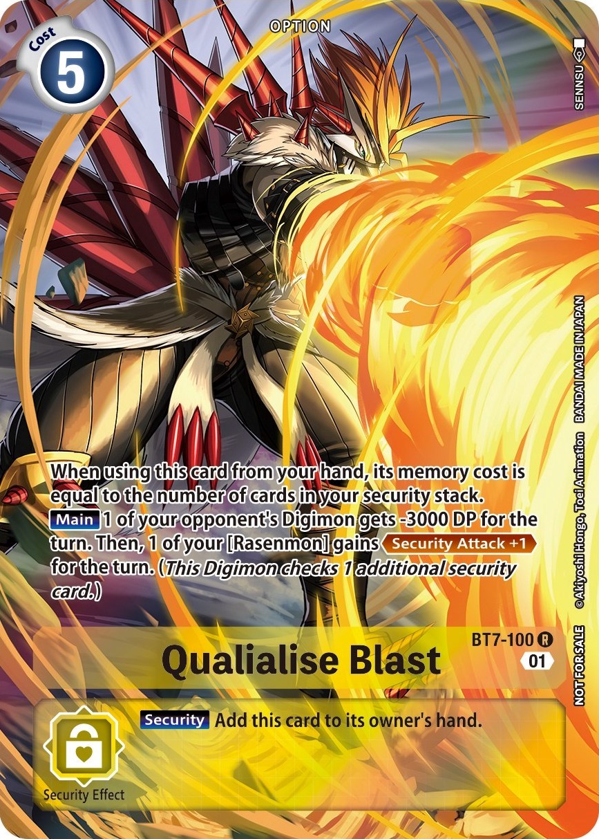 Qualialise Blast [BT7-100] (Summer 2022 Dash Pack) [Next Adventure Promos] | The Time Vault CA