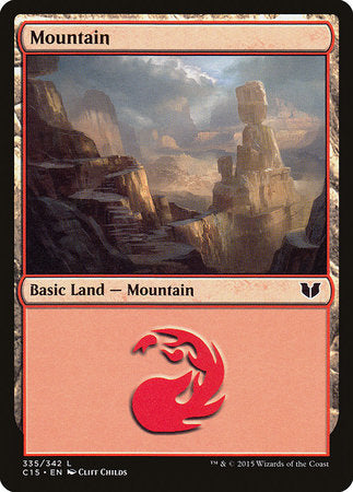 Mountain (335) [Commander 2015] | The Time Vault CA