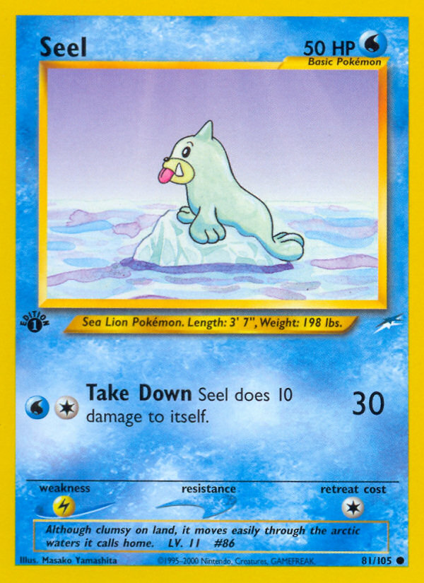 Seel (81/105) [Neo Destiny 1st Edition] | The Time Vault CA