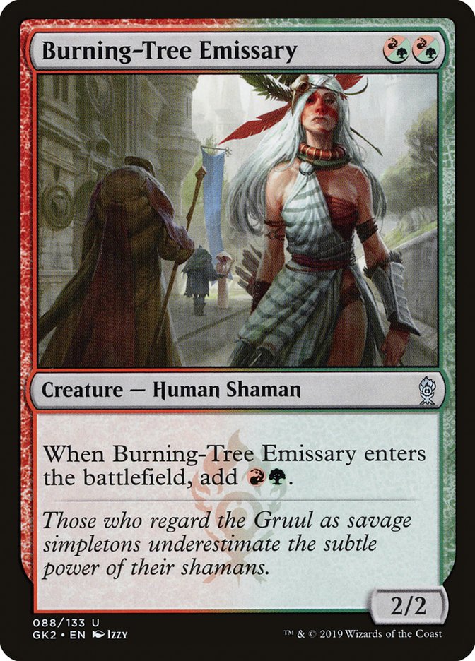 Burning-Tree Emissary [Ravnica Allegiance Guild Kit] | The Time Vault CA